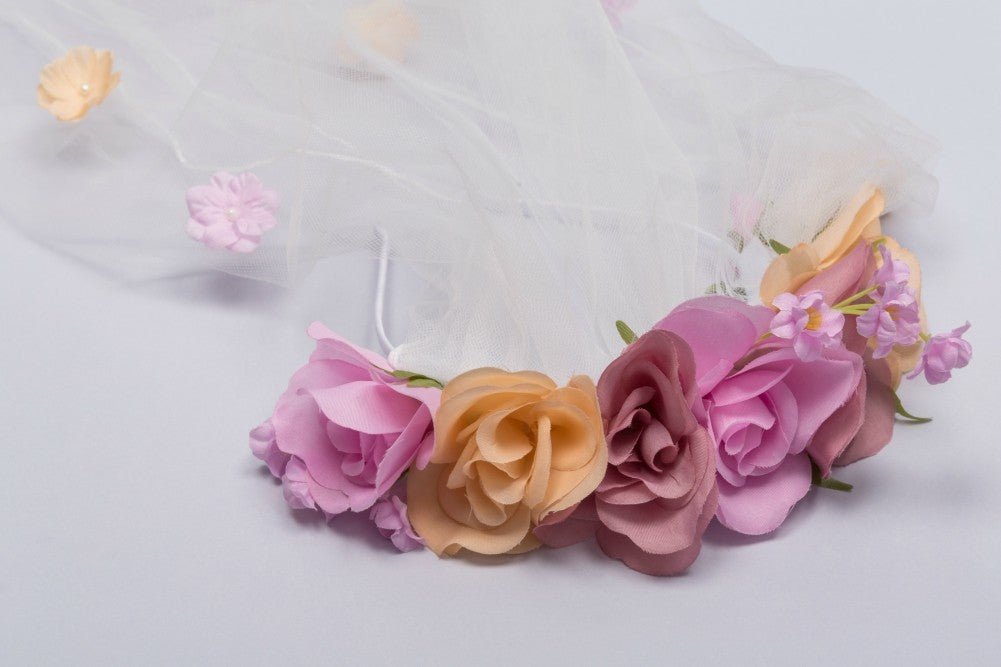 Blossom Floral Hen Party Veil - The Hen Planner