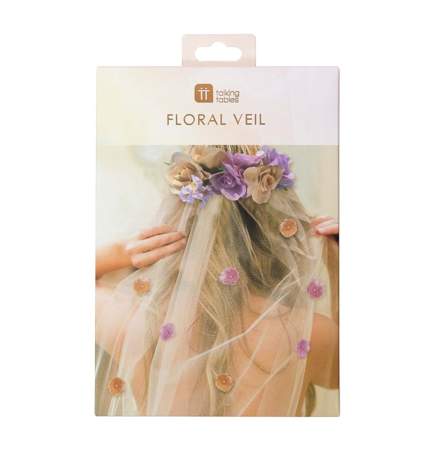 Blossom Floral Hen Party Veil - The Hen Planner