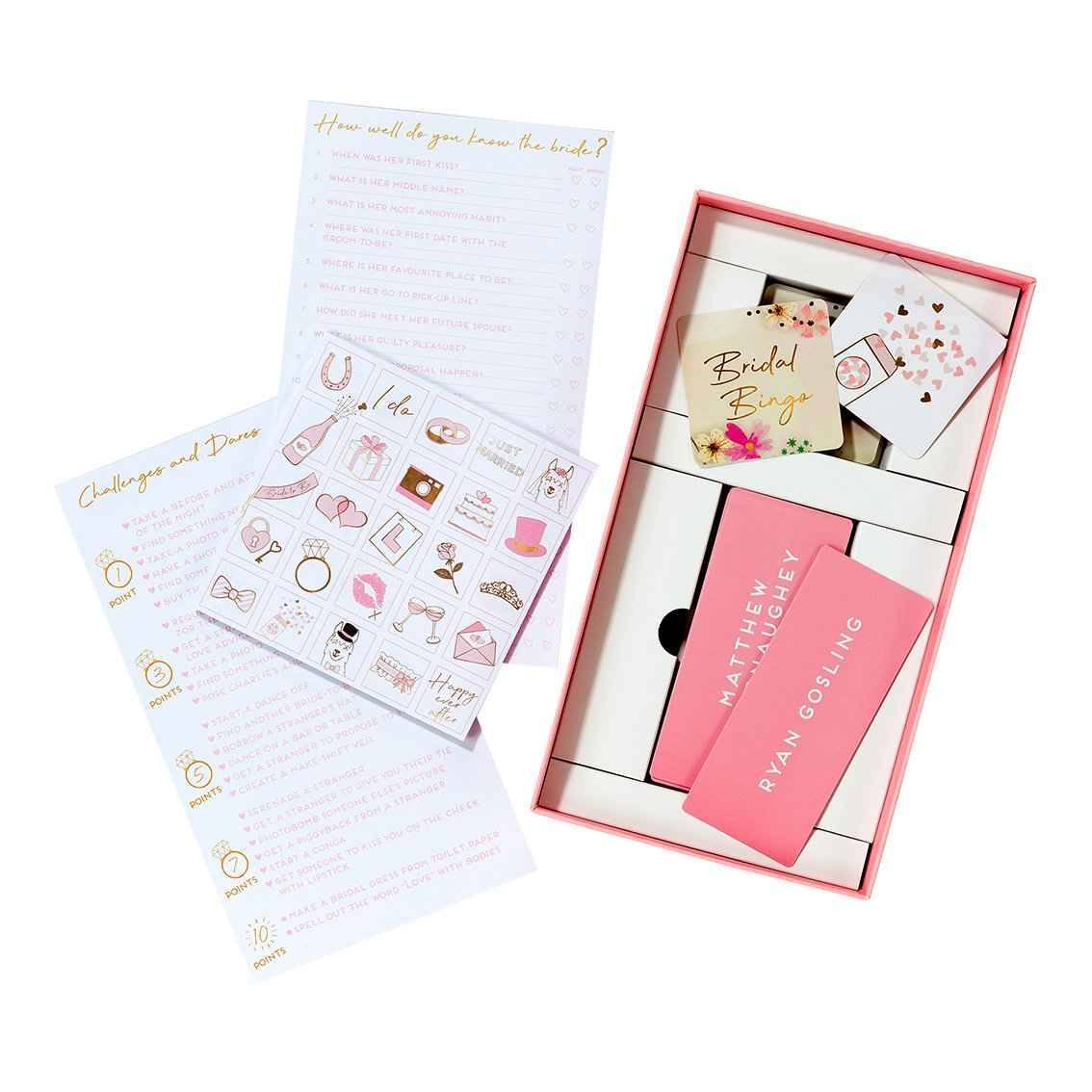 Bridal Shower Games Pack - 4 Games - The Hen Planner