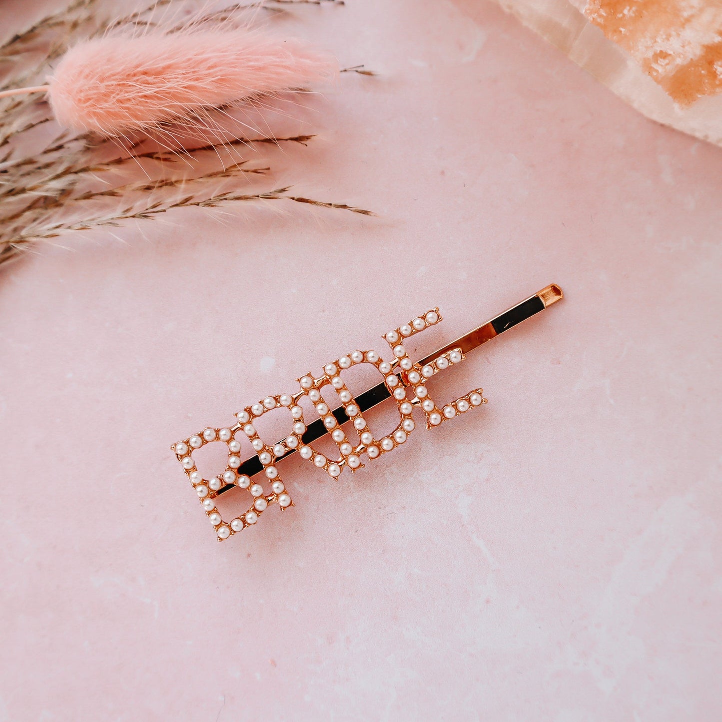 Bride Pearl Hair Slide - The Hen Planner