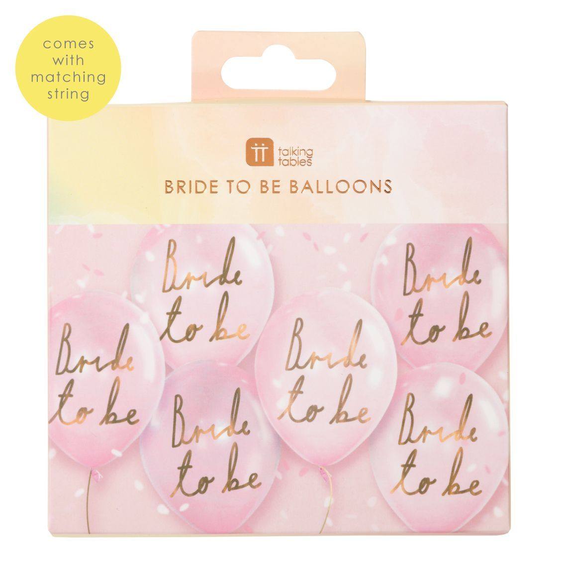 Bride to Be Balloons (Pack of 6) - The Hen Planner