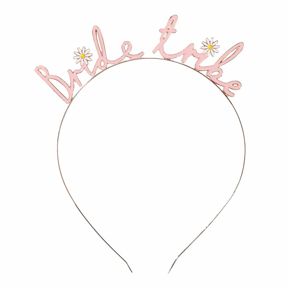 Floral Bride Tribe Blossom Rose Gold Headband - The Hen Planner