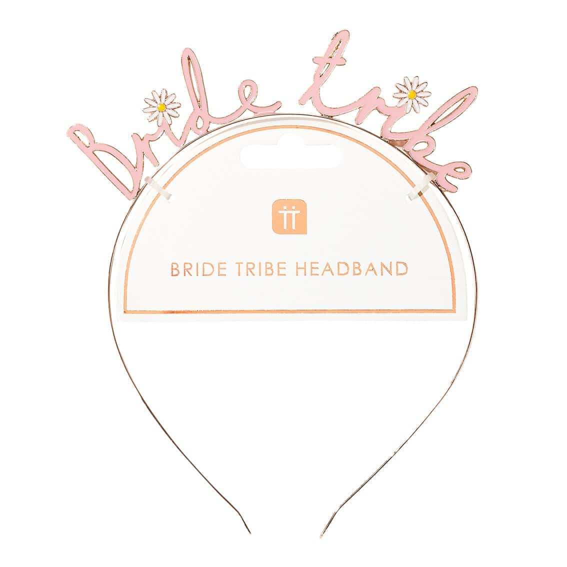 Floral Bride Tribe Blossom Rose Gold Headband - The Hen Planner