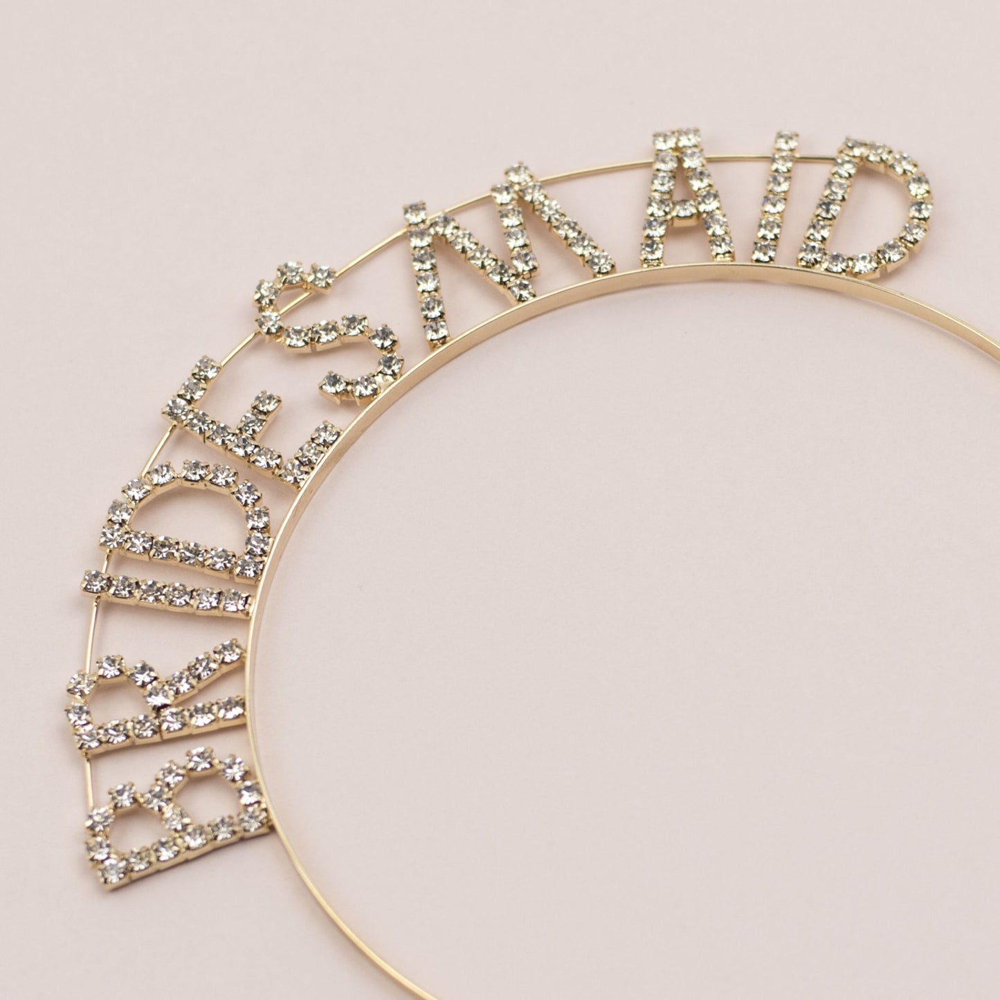 Gold Bridesmaid Headband - The Hen Planner