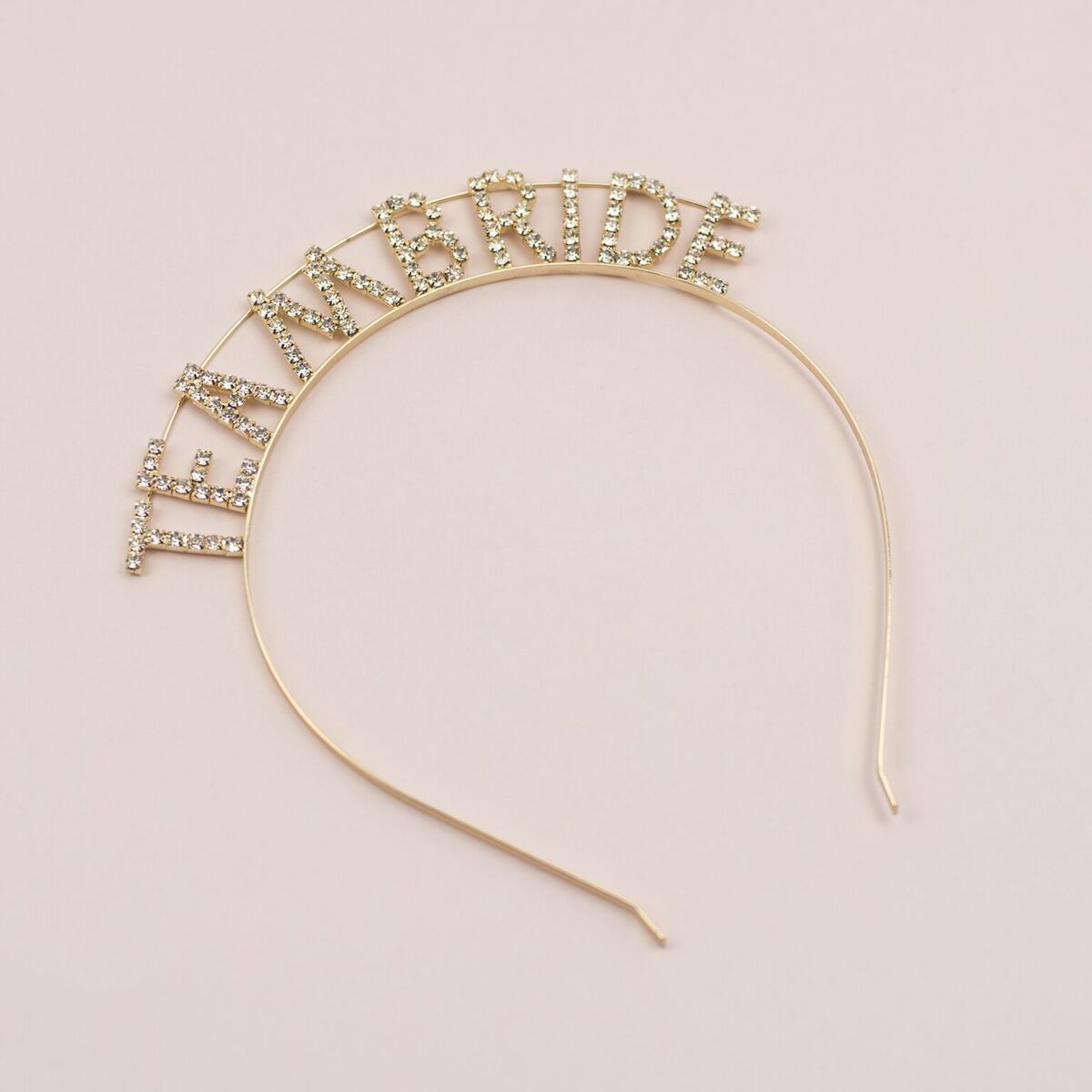 Gold Bridesmaid Headband - The Hen Planner