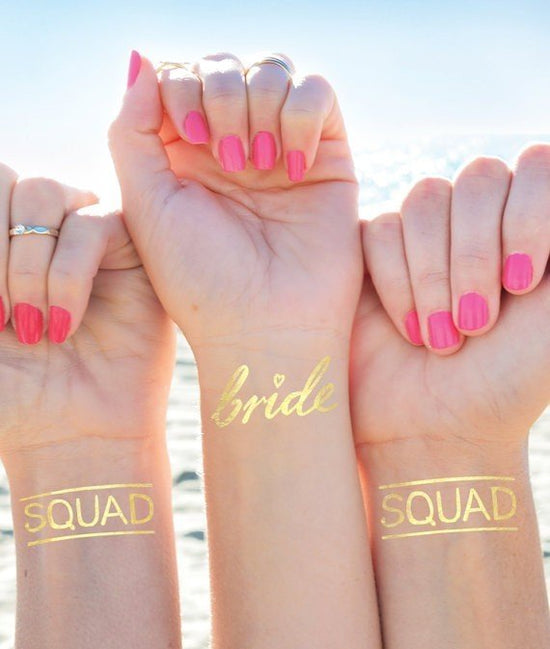 Hen Party SQUAD Tattoos - The Hen Planner