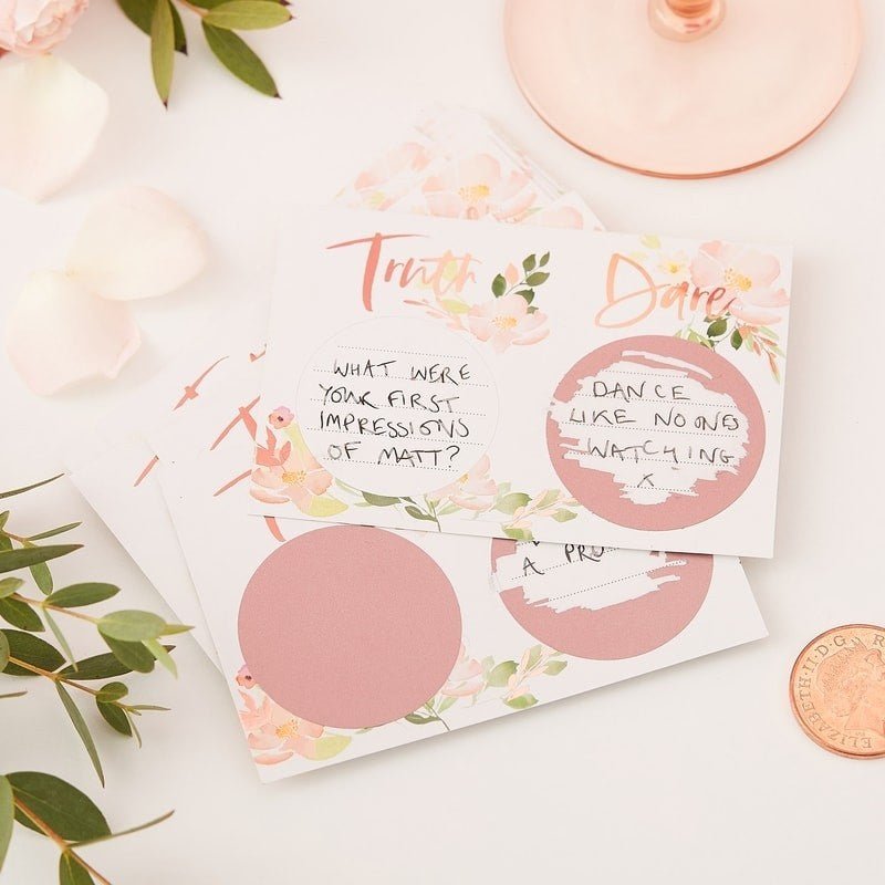 Hen Party Truth or Dare Scratch Cards - The Hen Planner