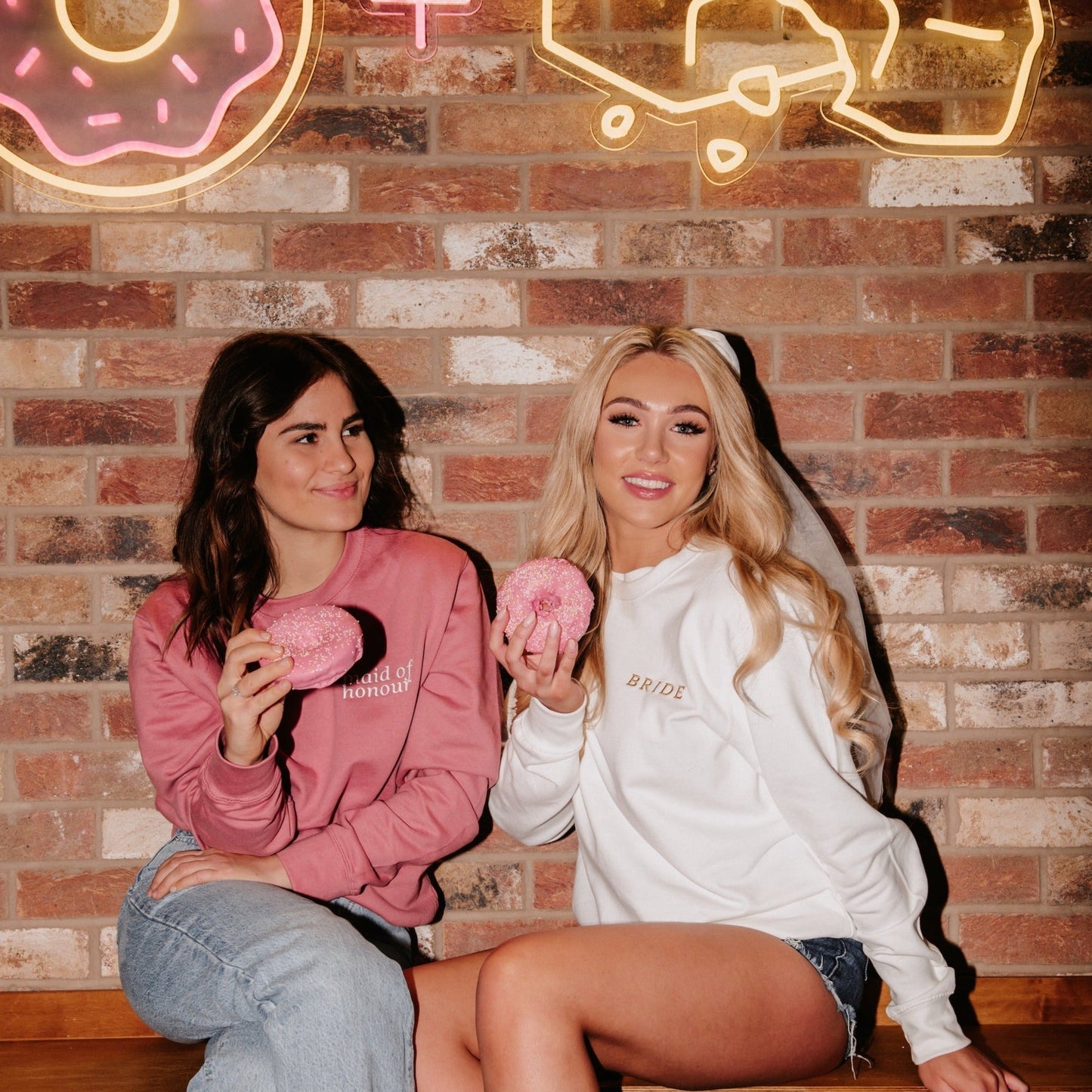 Personalised Bride to Be Jumper with Gold Embroidery - The Hen Planner