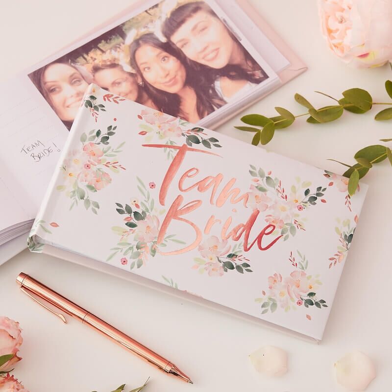 Team Bride Hen Photo Album Book - The Hen Planner