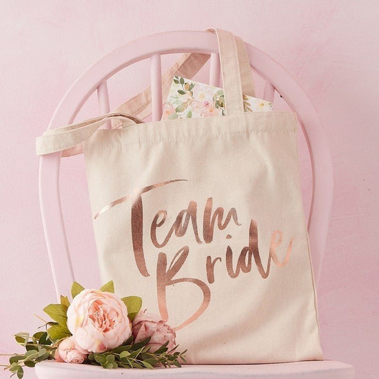 Team Bride Tote Bag - The Hen Planner