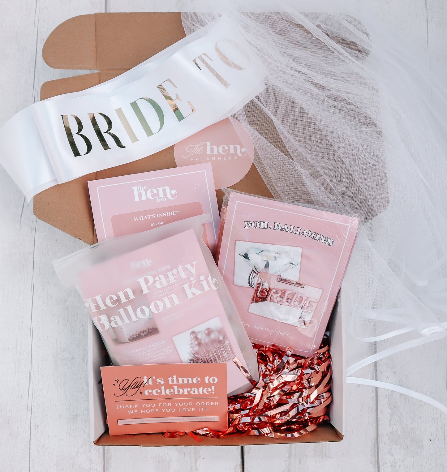 The Hen Box - Hen Party Kit in a Box! - The Hen Planner