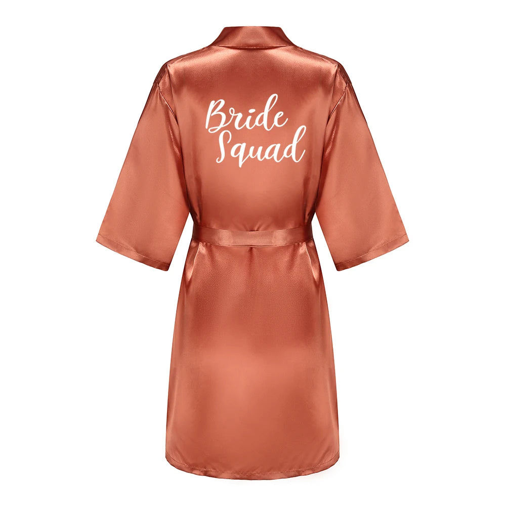 Bride & Bridesmaid Satin Robes