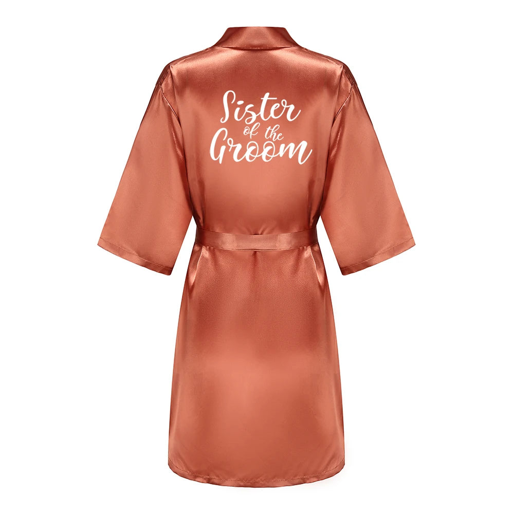 Bride & Bridesmaid Satin Robes
