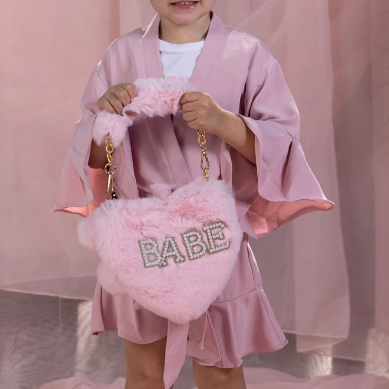 Pearl Heart Bride & Babe Bag