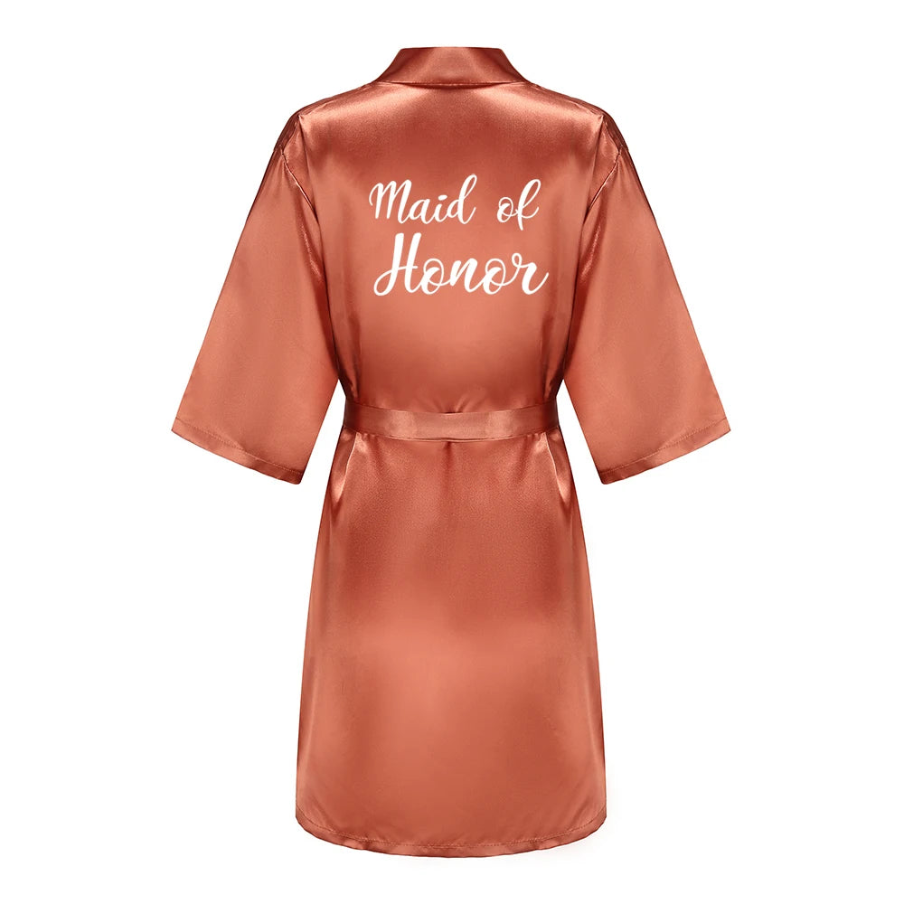 Bride & Bridesmaid Satin Robes