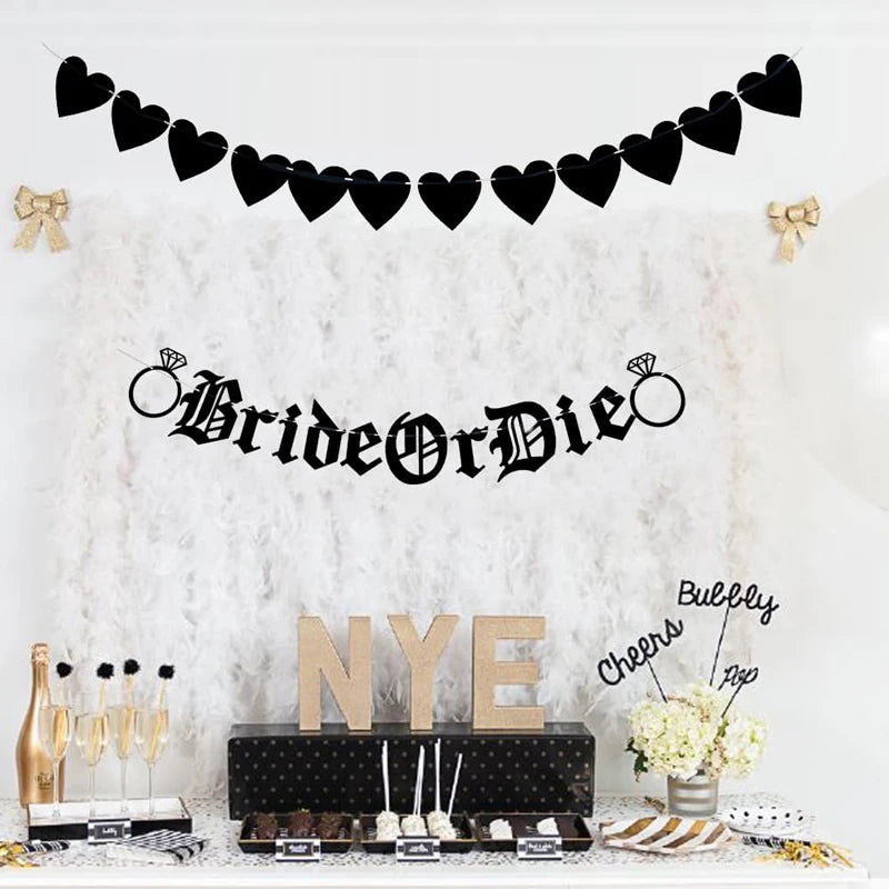 Bride or Die Banner | Gothic Hen Party