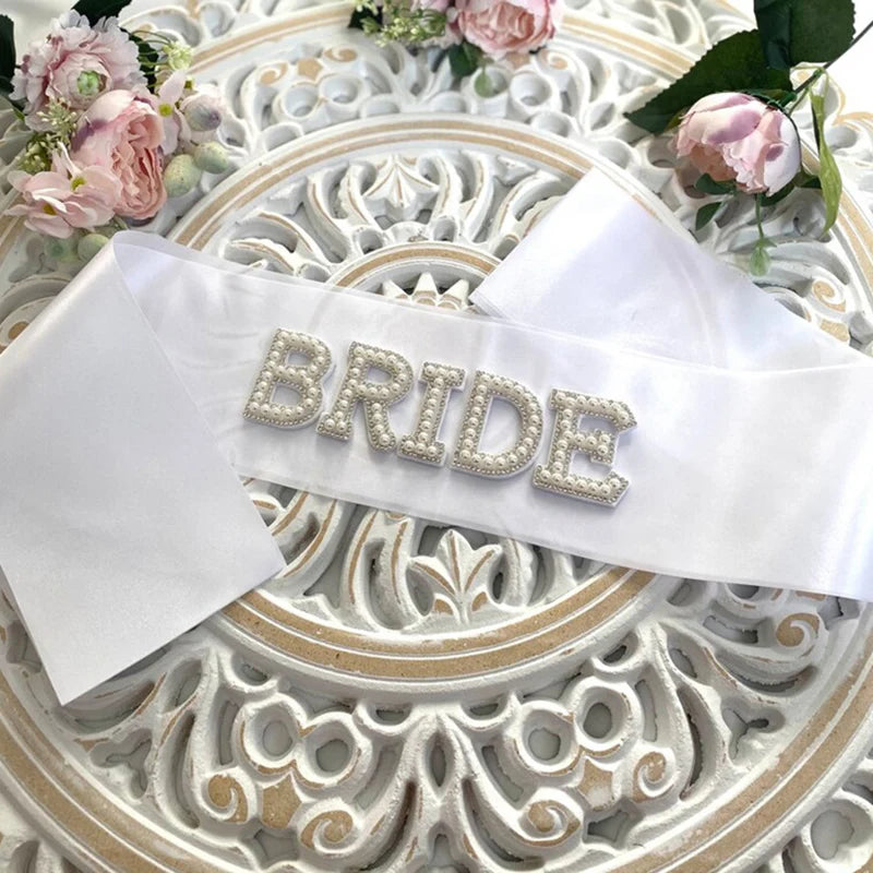 Bride to Be Rhinestone Sash