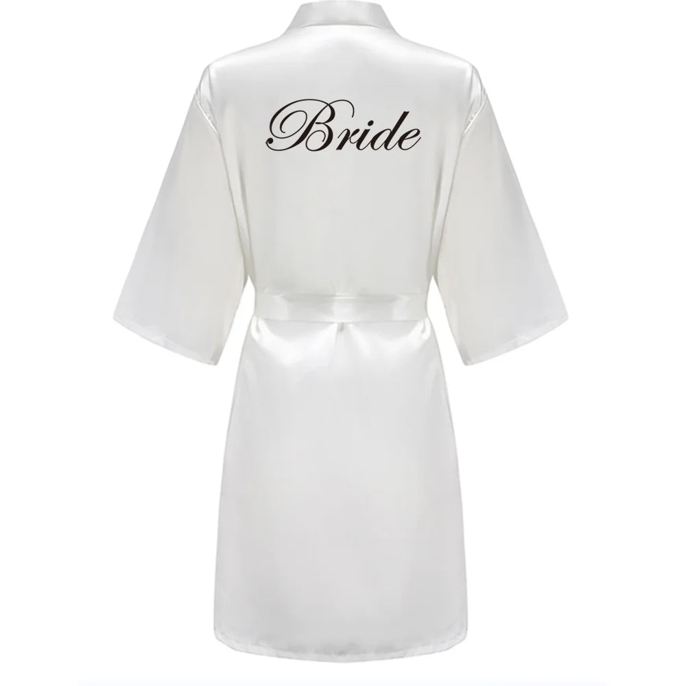 Bride & Bridesmaid Satin Robes