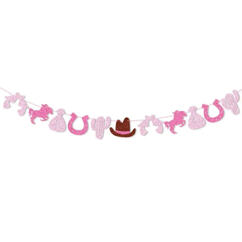 Let's Go Girls Banner | Cowgirl Theme
