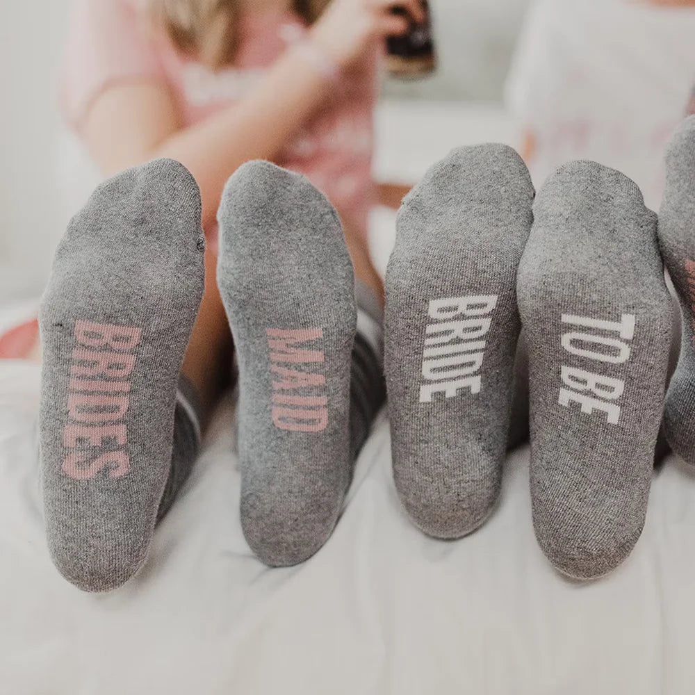 Bride To Be & Bridesmaid Cosy Socks