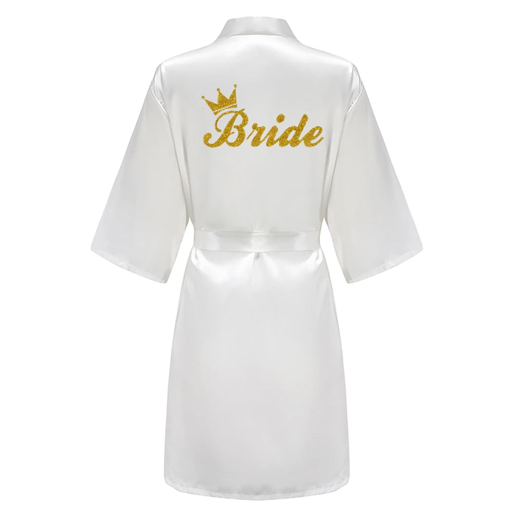 Bride & Bridesmaid Satin Robes