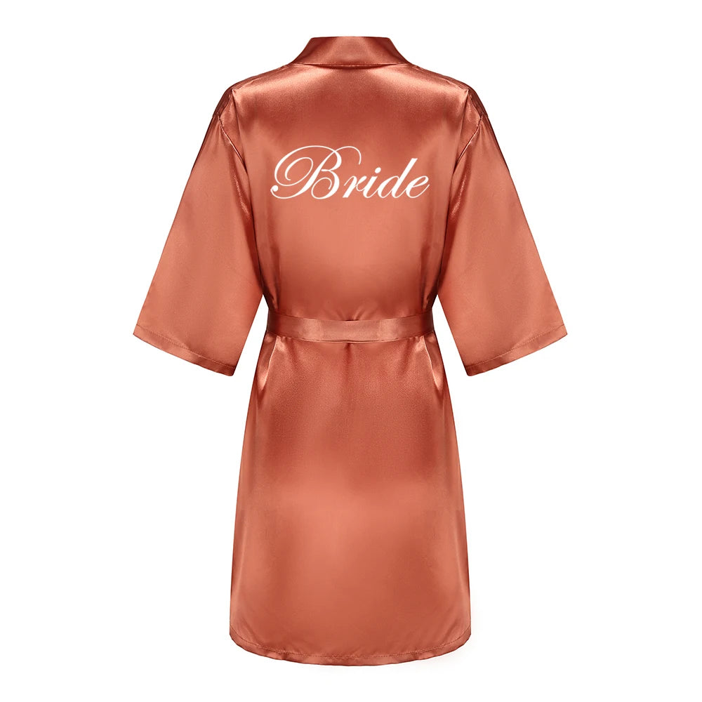 Bride & Bridesmaid Satin Robes