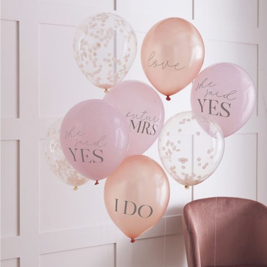 Blush She Said Yes Balloon Kit - The Hen Planner
