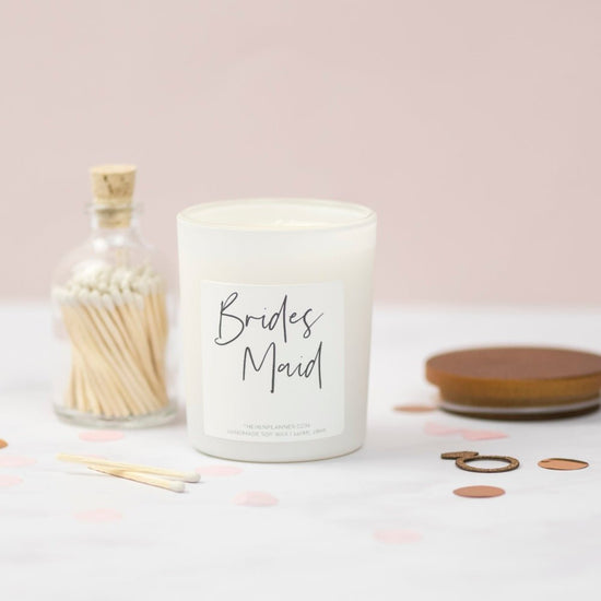 Bridesmaid Candle - The Hen Planner