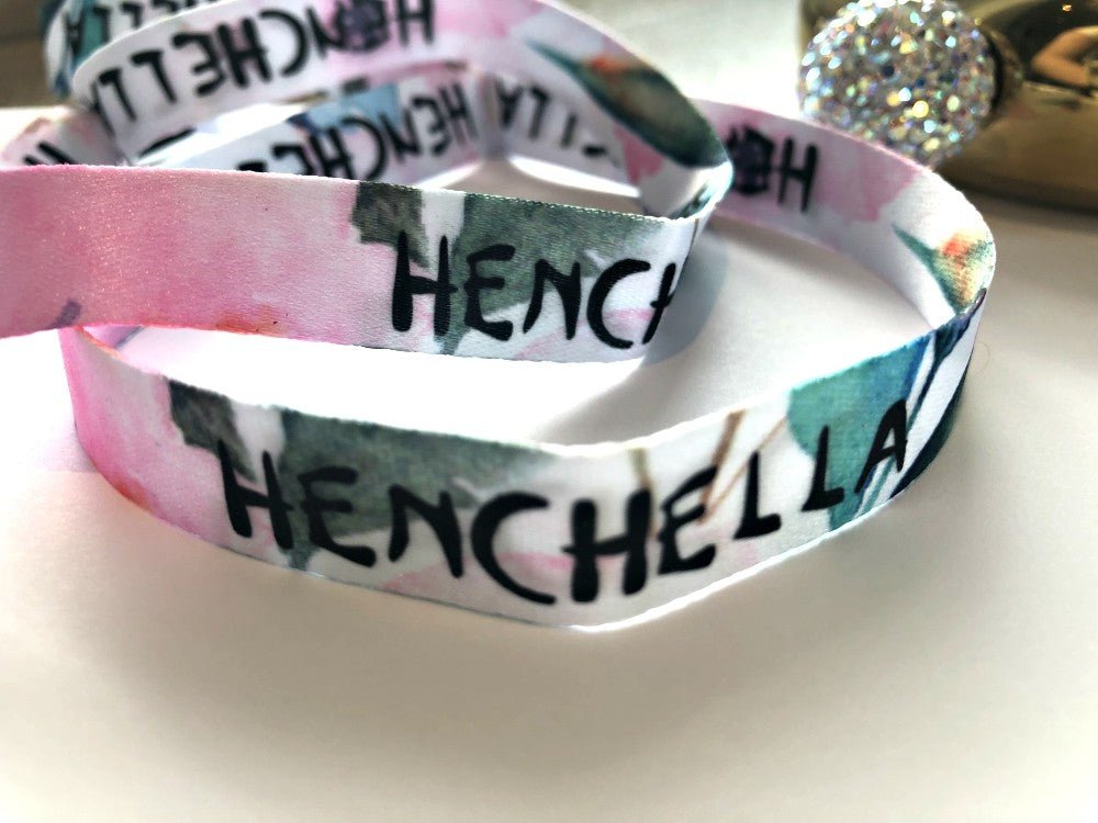 HENCHELLA Festival Wristbands, 6 Pack, Hen Party Accessories - The Hen Planner