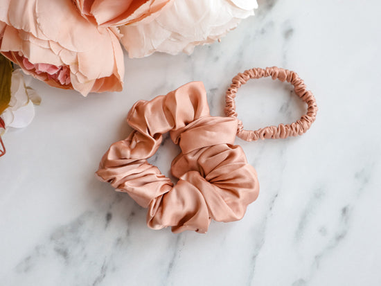 Maid of Honour Proposal Scrunchie (Real 19 Momme Silk) - The Hen Planner