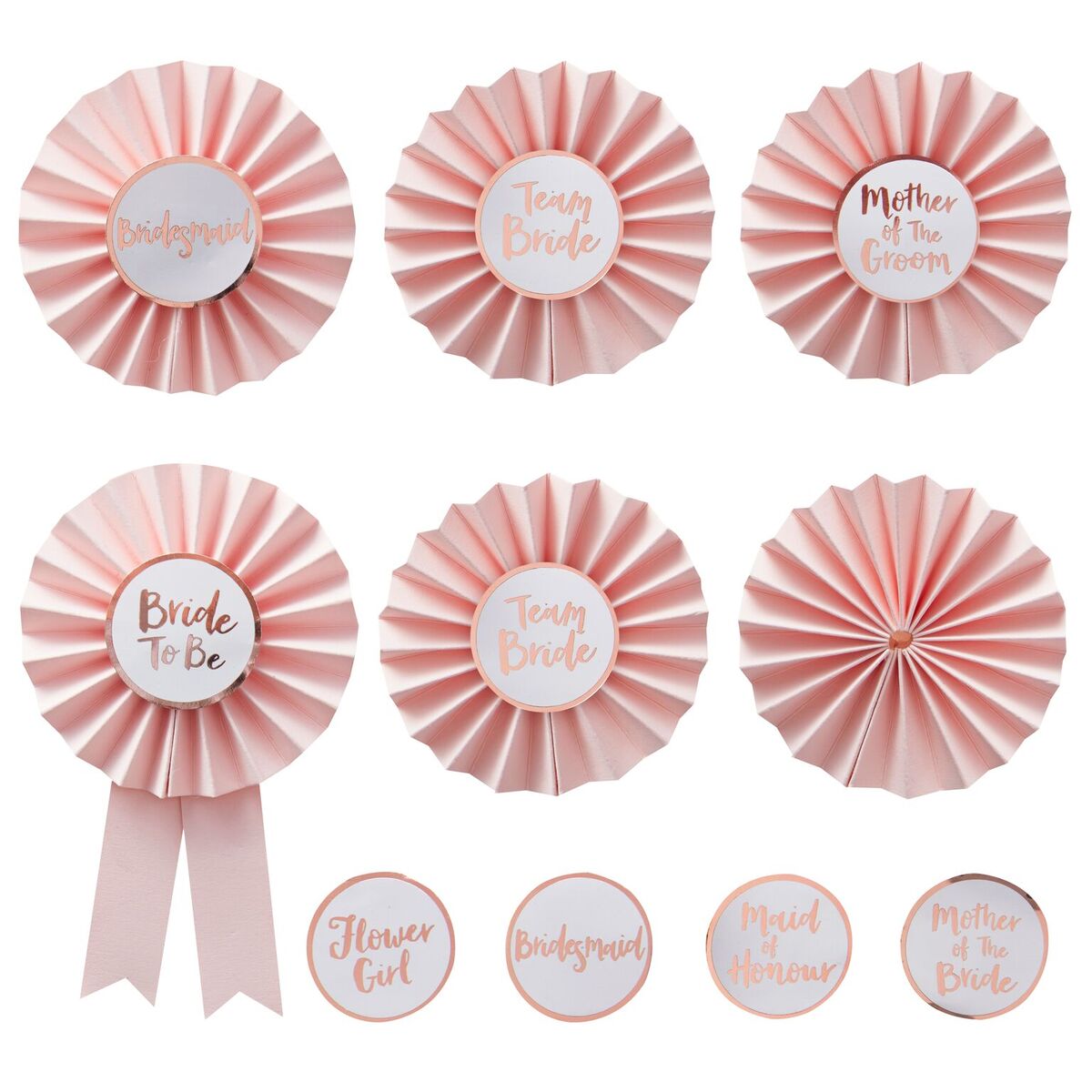Pink and Gold Rosettes - The Hen Planner