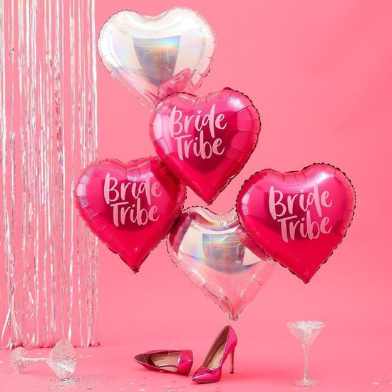 Pink Bride Tribe Hen Do Balloons - The Hen Planner