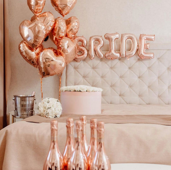 Rose Gold Bride To Be Balloons - The Hen Planner
