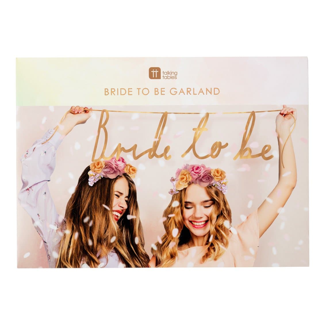 Rose Gold Bride to Be Garland Banner - The Hen Planner