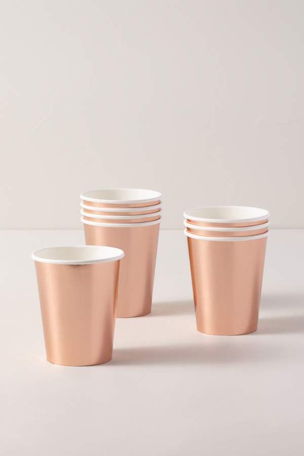 Rose Gold Hen Party Cups (8 Pack) - The Hen Planner