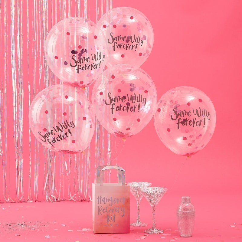 Same Willy Forever Hen Party Balloons - The Hen Planner