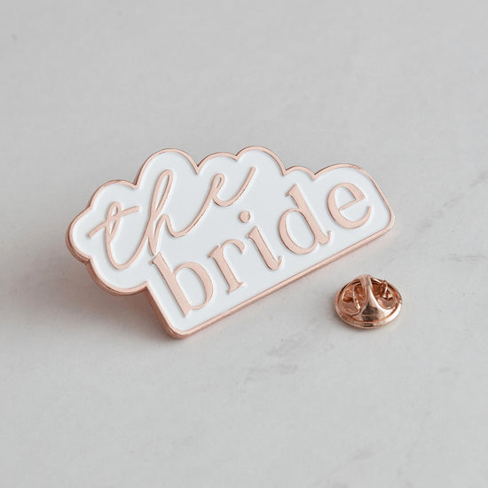 'The Bride' Enamel Pin Badge - The Hen Planner
