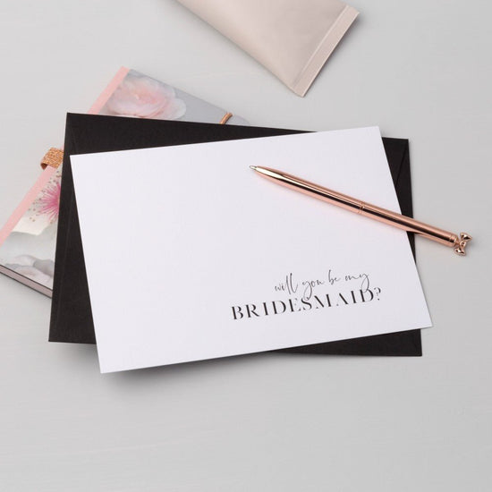Will You Be My Bridesmaid Card - The Hen Planner